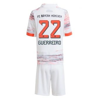 Billige Fotballdrakt Bayern Munich Raphael Guerreiro #22 Replika Bortedraktsett Barn 2025-26 Kortermet (med bukser)
